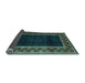 Sideview of Abstract Light Blue Modern Rug, abs5048lblu