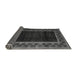 Sideview of Abstract Gray Modern Rug, abs5048gry