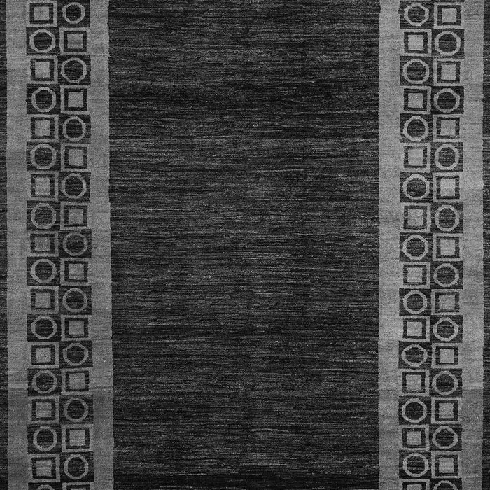 Machine Washable Abstract Gray Modern Rug, wshabs5048gry