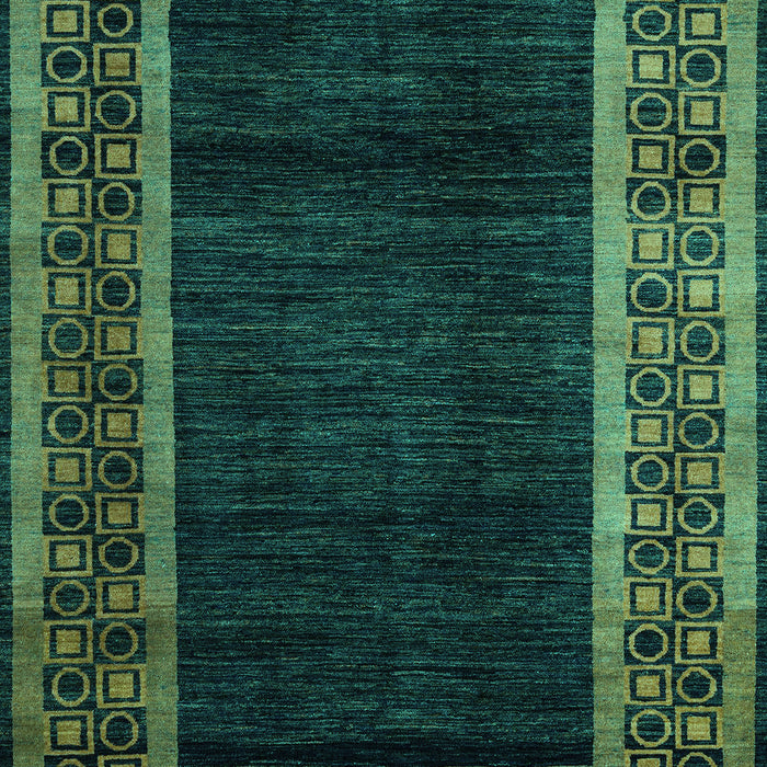 Abstract Turquoise Modern Rug, abs5048turq