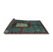 Sideview of Abstract Light Blue Modern Rug, abs5049lblu