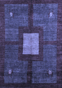 Abstract Blue Modern Rug, abs5049blu