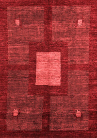 Abstract Red Modern Rug, abs5049red