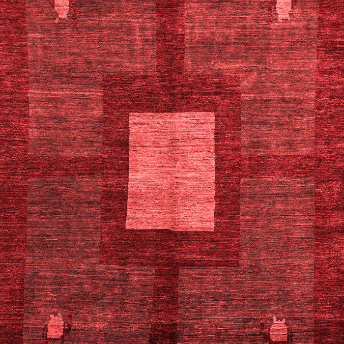 Abstract Red Modern Area Rugs