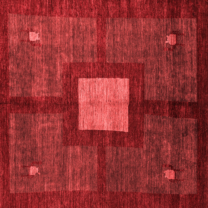Abstract Red Modern Rug, abs5049red