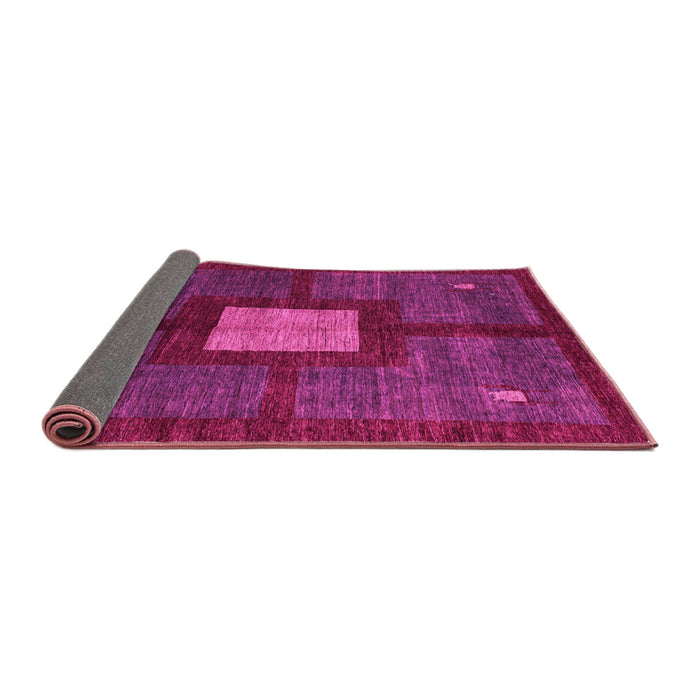Sideview of Abstract Pink Modern Rug, abs5049pnk