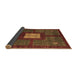 Sideview of Abstract Brown Modern Rug, abs5049brn