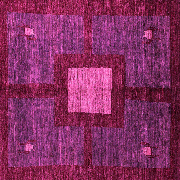 Square Abstract Pink Modern Rug, abs5049pnk