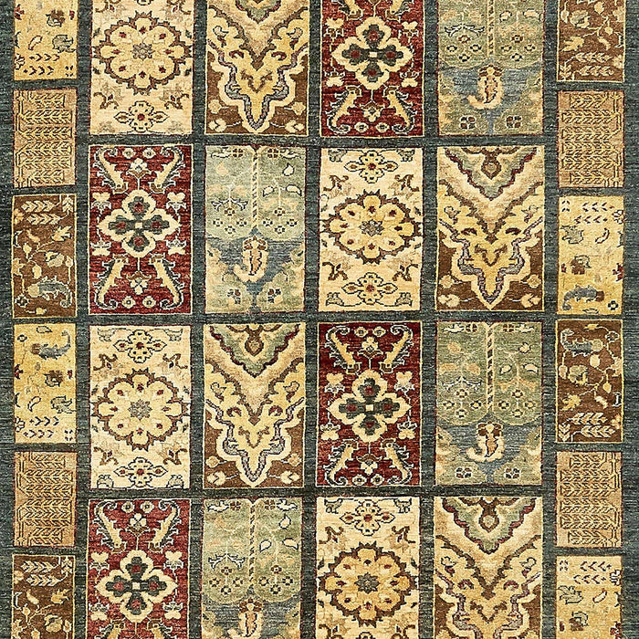 Abstract Chrome Gold Yellow Modern Rug, abs504