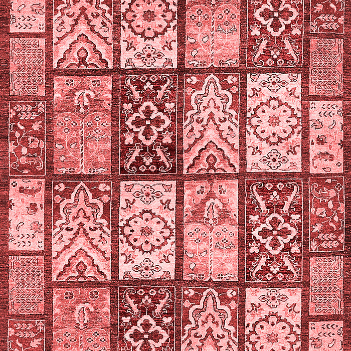 Abstract Red Modern Area Rugs