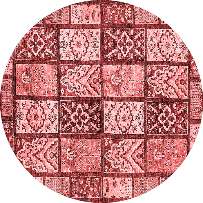 Abstract Red Modern Rug, abs504red
