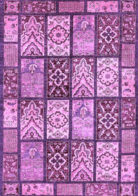 Abstract Purple Modern Rug, abs504pur