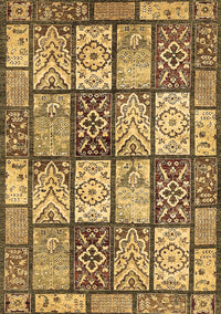 Abstract Brown Modern Rug, abs504brn