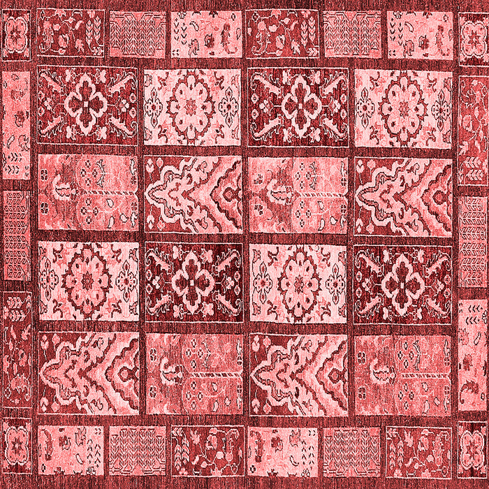 Abstract Red Modern Rug, abs504red