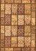 Abstract Orange Modern Rug, abs504org