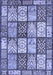 Machine Washable Abstract Blue Modern Rug, wshabs504blu