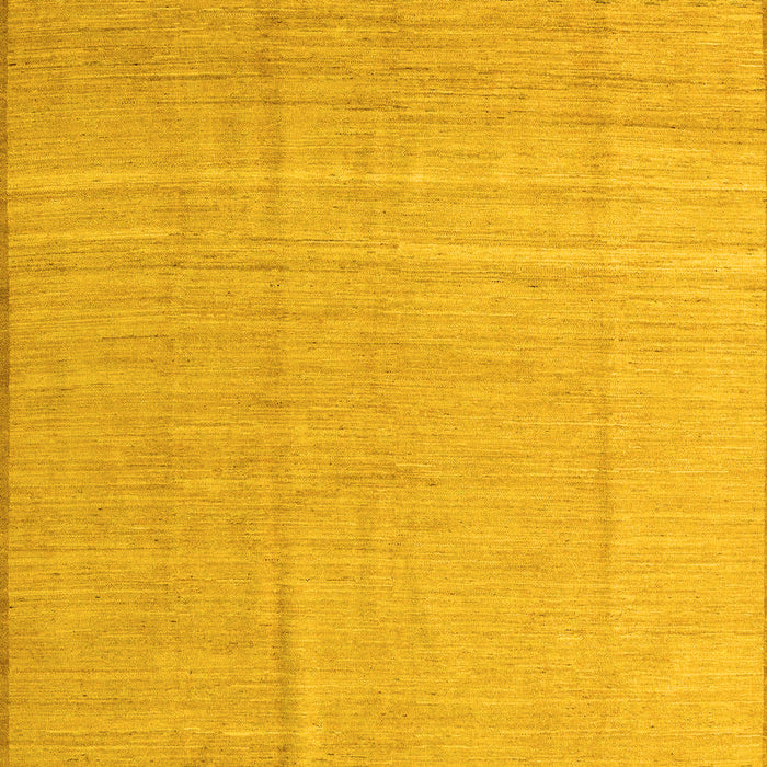 Machine Washable Solid Yellow Modern Rug, wshabs5050yw