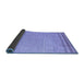 Sideview of Solid Blue Modern Rug, abs5050blu