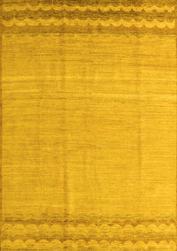 Solid Yellow Modern Rug, abs5050yw