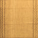 Square Solid Brown Modern Rug, abs5050brn