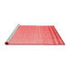 Modern Red Washable Rugs