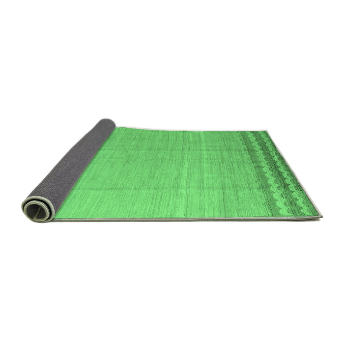 Sideview of Solid Emerald Green Modern Rug, abs5050emgrn