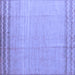 Square Solid Blue Modern Rug, abs5050blu