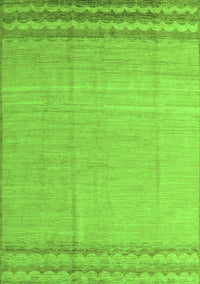 Solid Green Modern Rug, abs5050grn