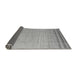 Sideview of Solid Gray Modern Rug, abs5050gry