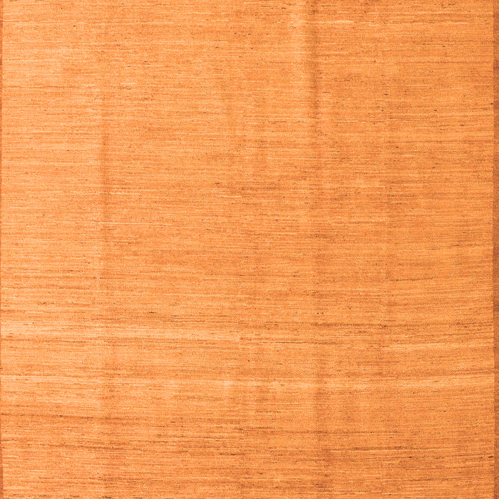 Machine Washable Solid Orange Modern Area Rugs, wshabs5050org