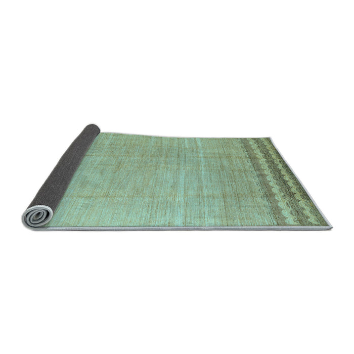 Sideview of Solid Light Blue Modern Rug, abs5050lblu