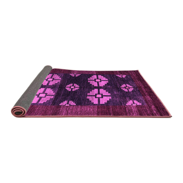 Sideview of Abstract Purple Modern Rug, abs5051pur