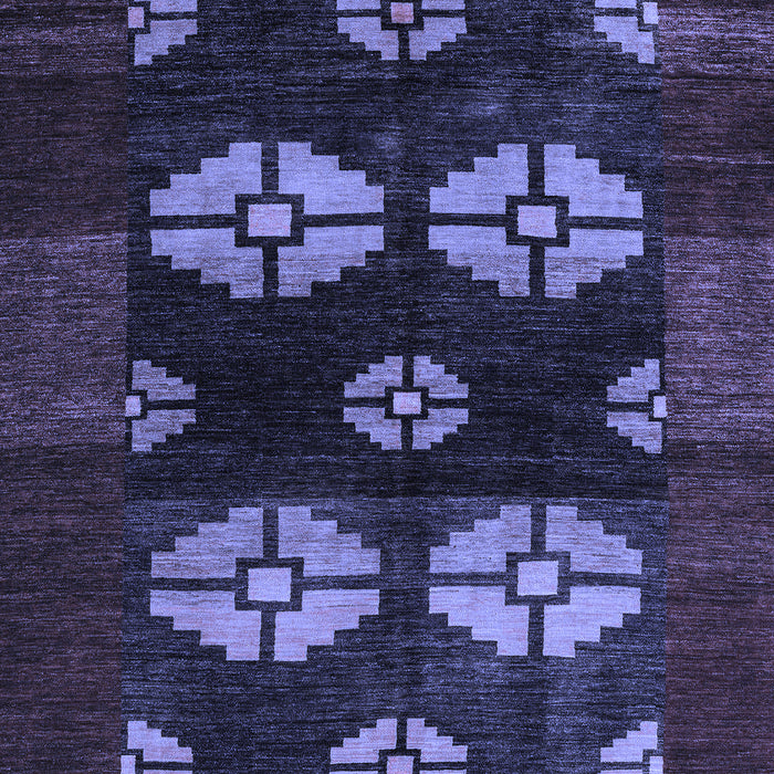 Abstract Blue Modern Rug, abs5051blu