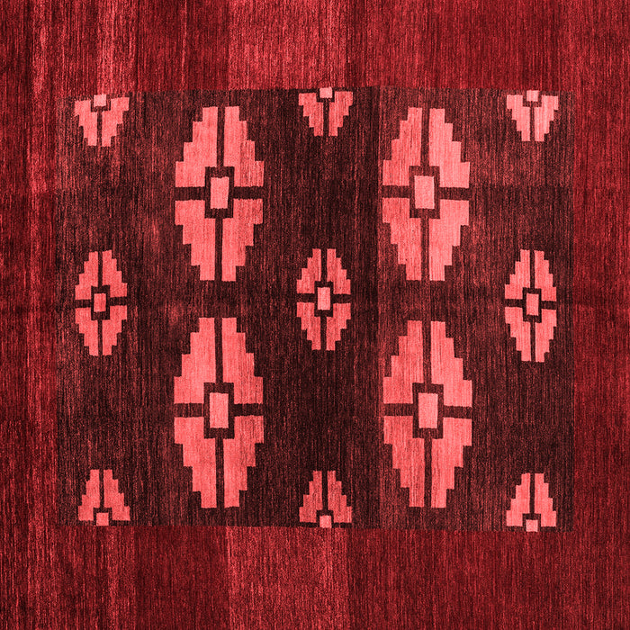 Abstract Red Modern Rug, abs5051red
