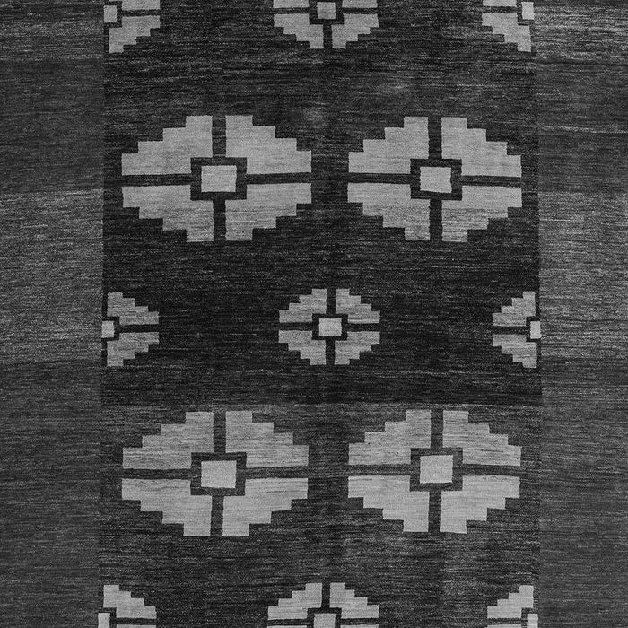 Machine Washable Abstract Gray Modern Rug, wshabs5051gry