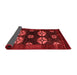 Abstract Red Modern Area Rugs