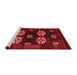 Modern Red Washable Rugs