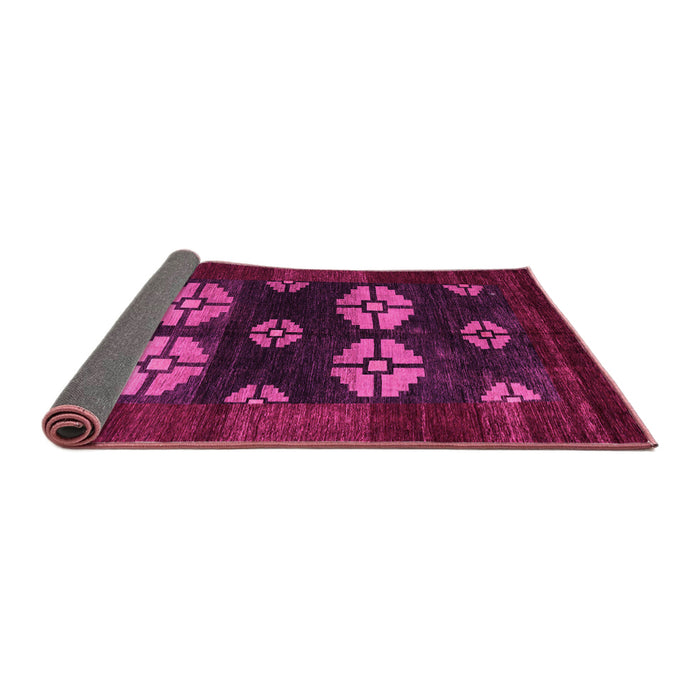 Sideview of Abstract Pink Modern Rug, abs5051pnk