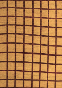 Checkered Brown Modern Rug, abs5052brn