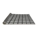 Sideview of Checkered Gray Modern Rug, abs5052gry