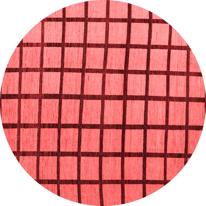 Checkered Red Modern Rug, abs5052red
