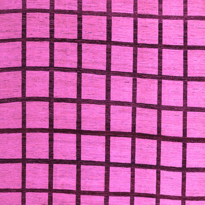 Machine Washable Checkered Purple Modern Area Rugs, wshabs5052pur