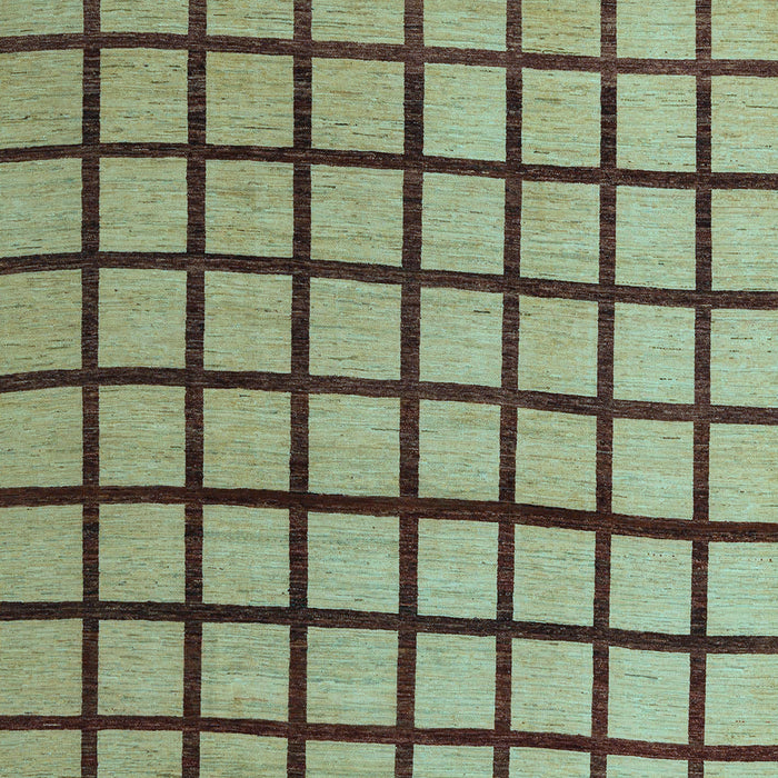 Checkered Light Blue Modern Rug, abs5052lblu