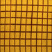 Square Machine Washable Checkered Yellow Modern Rug, wshabs5052yw