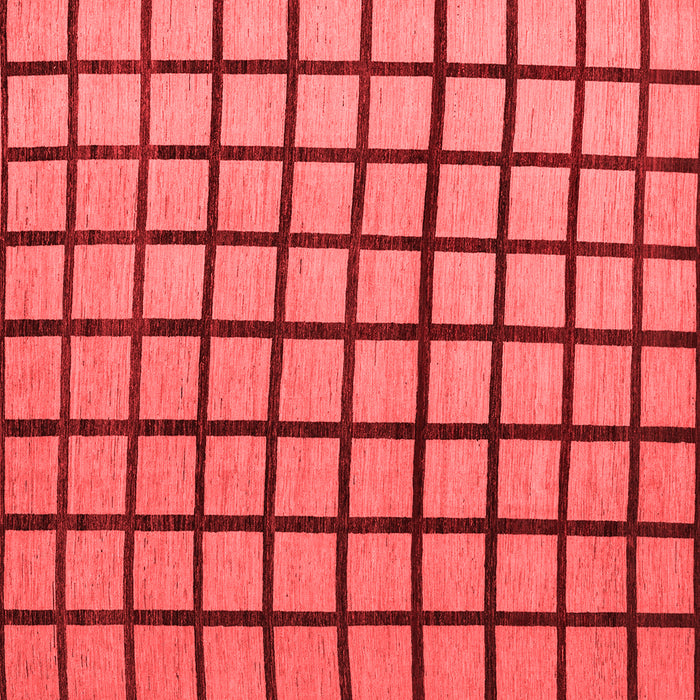 Checkered Red Modern Rug, abs5052red