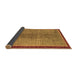 Sideview of Abstract Brown Modern Rug, abs5053brn