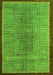 Abstract Green Modern Rug, abs5053grn