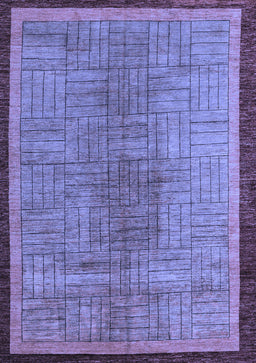 Abstract Blue Modern Rug, abs5053blu