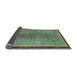 Sideview of Abstract Light Blue Modern Rug, abs5053lblu