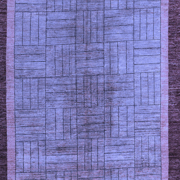 Machine Washable Abstract Blue Modern Rug, wshabs5053blu